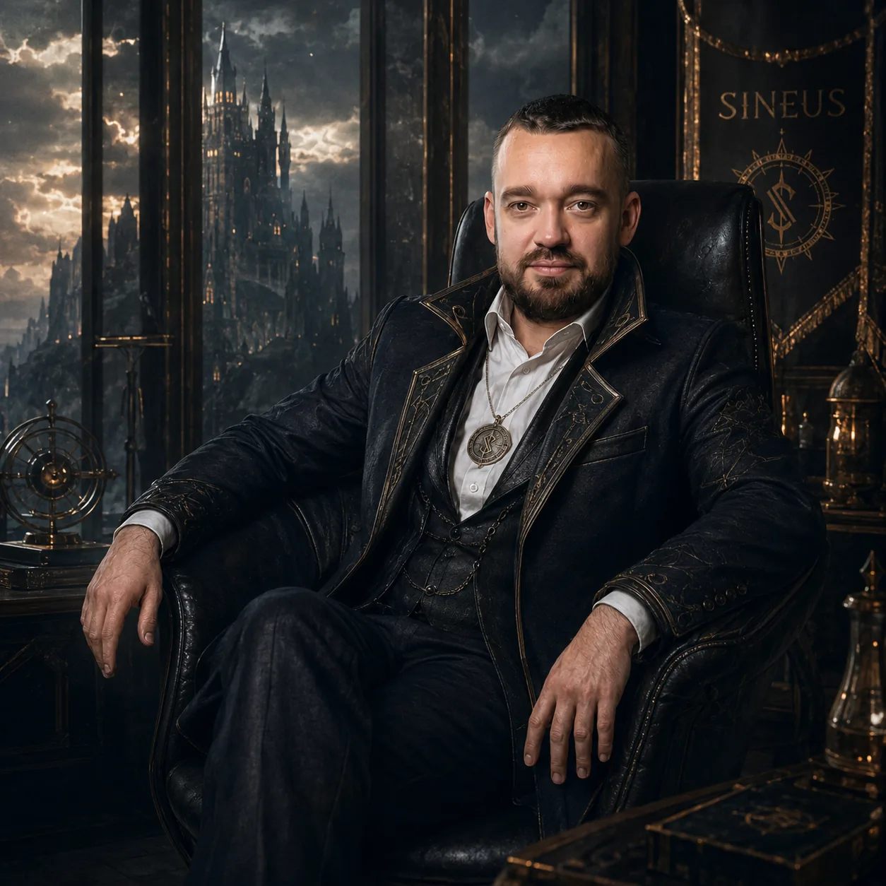 Portrait of Andrey Krylov — founder of Sineus
